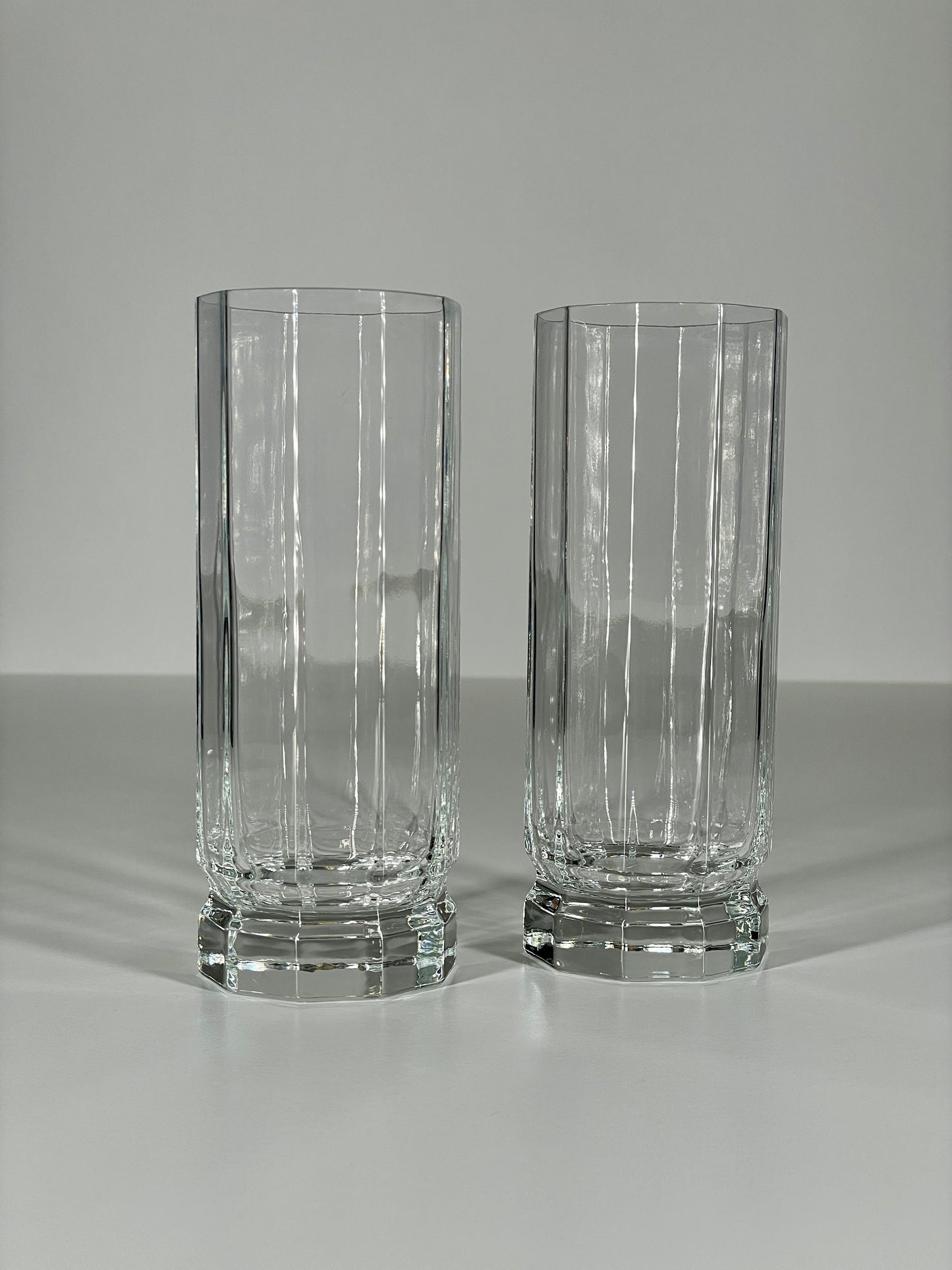 Octagon Water Glasses
