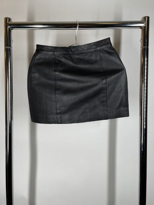Mini Leather Skirt