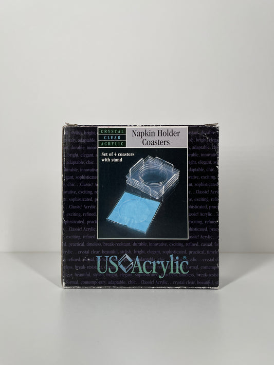 Vintage 93 Napkin Holder Coasters