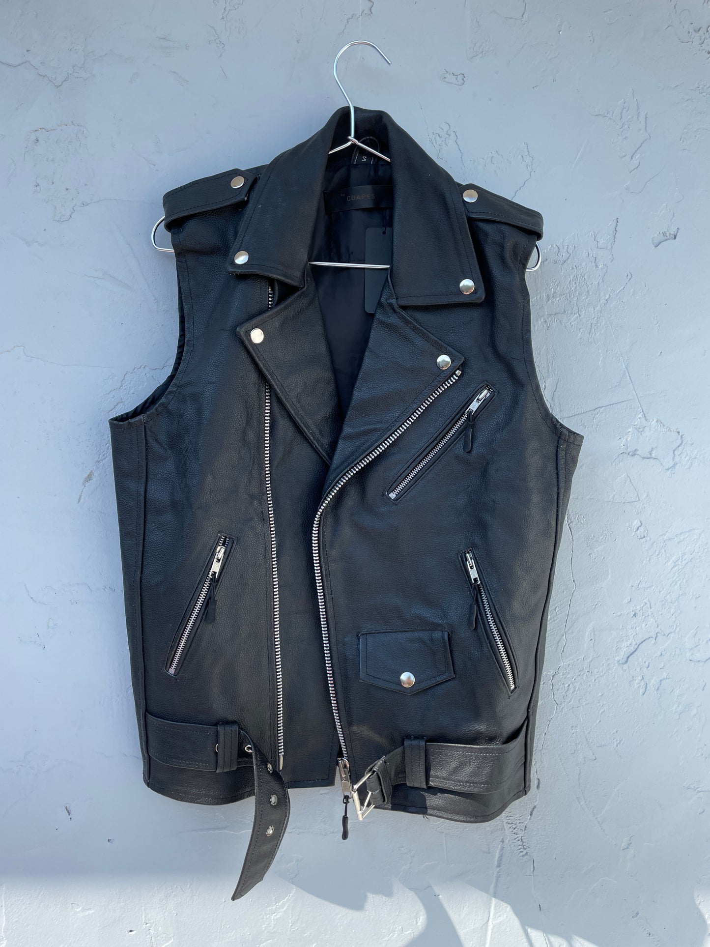 Motorcycle Leather Vest