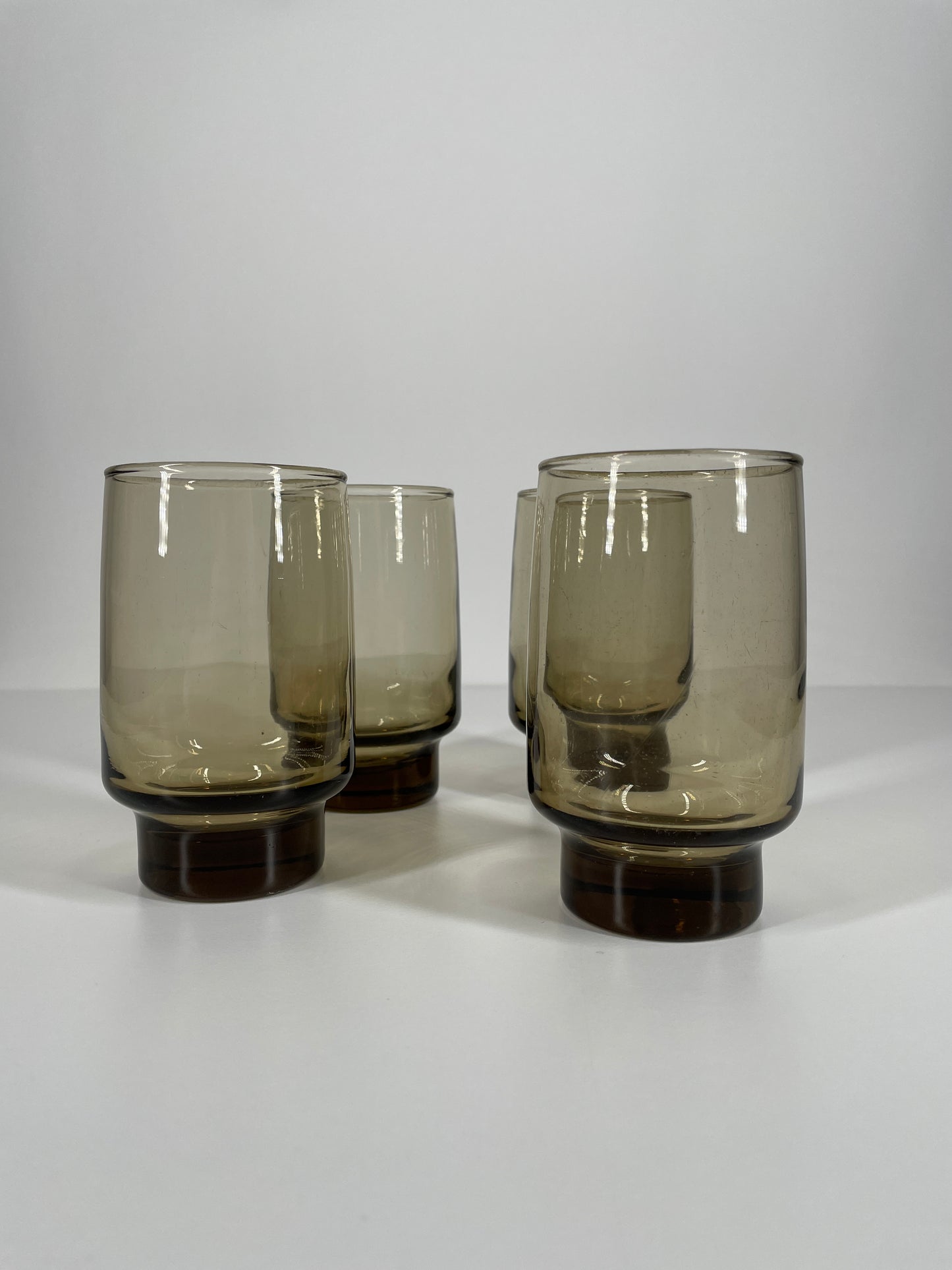 Libbey Tawny Vintage Water Glasses