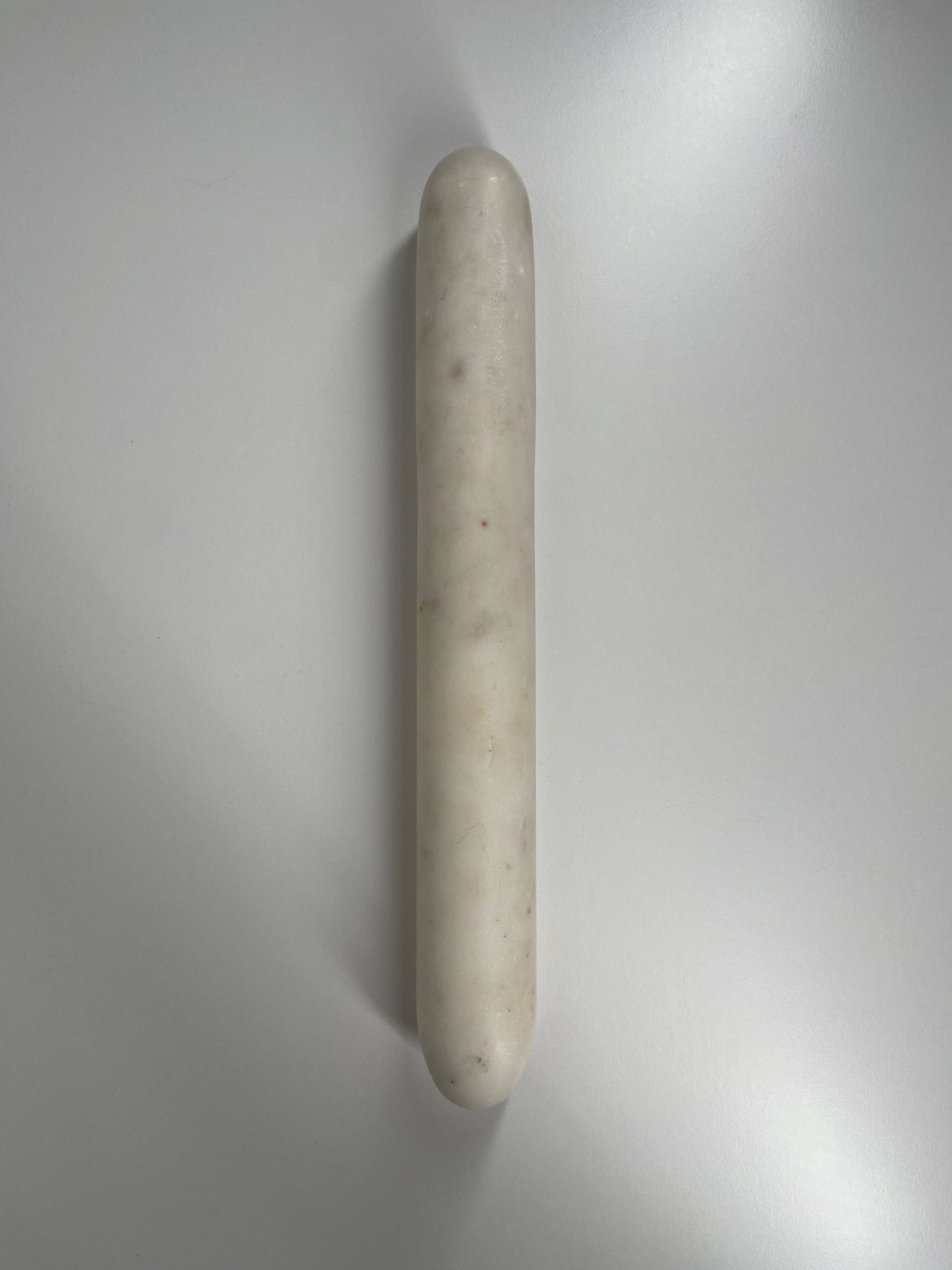 Vintage Marble Rolling Pin with Wooden Stand