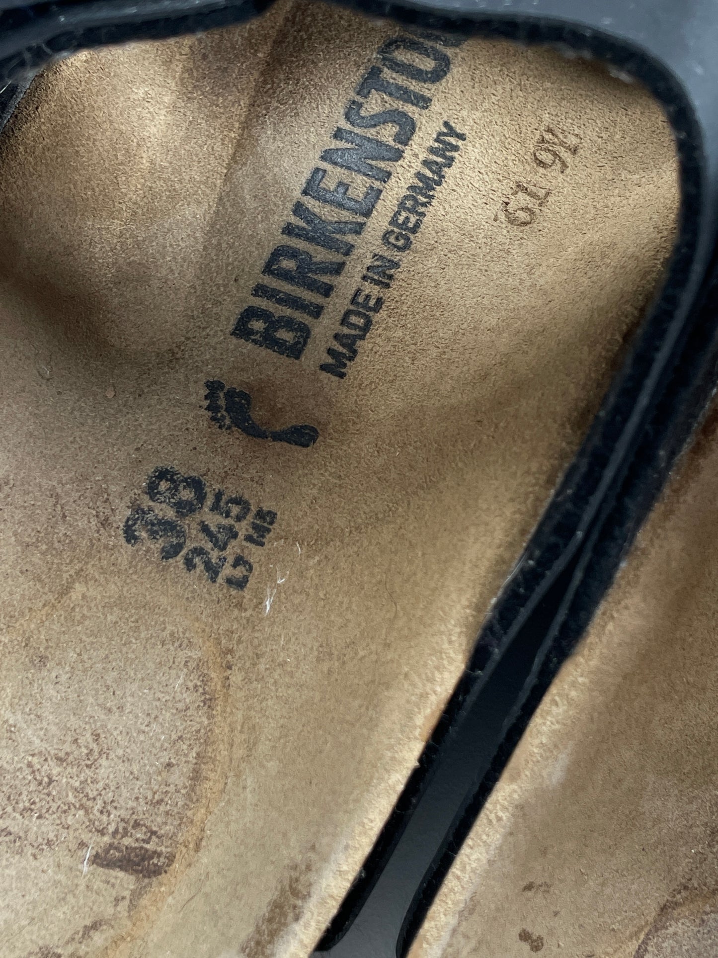 Classic Black Birkenstocks