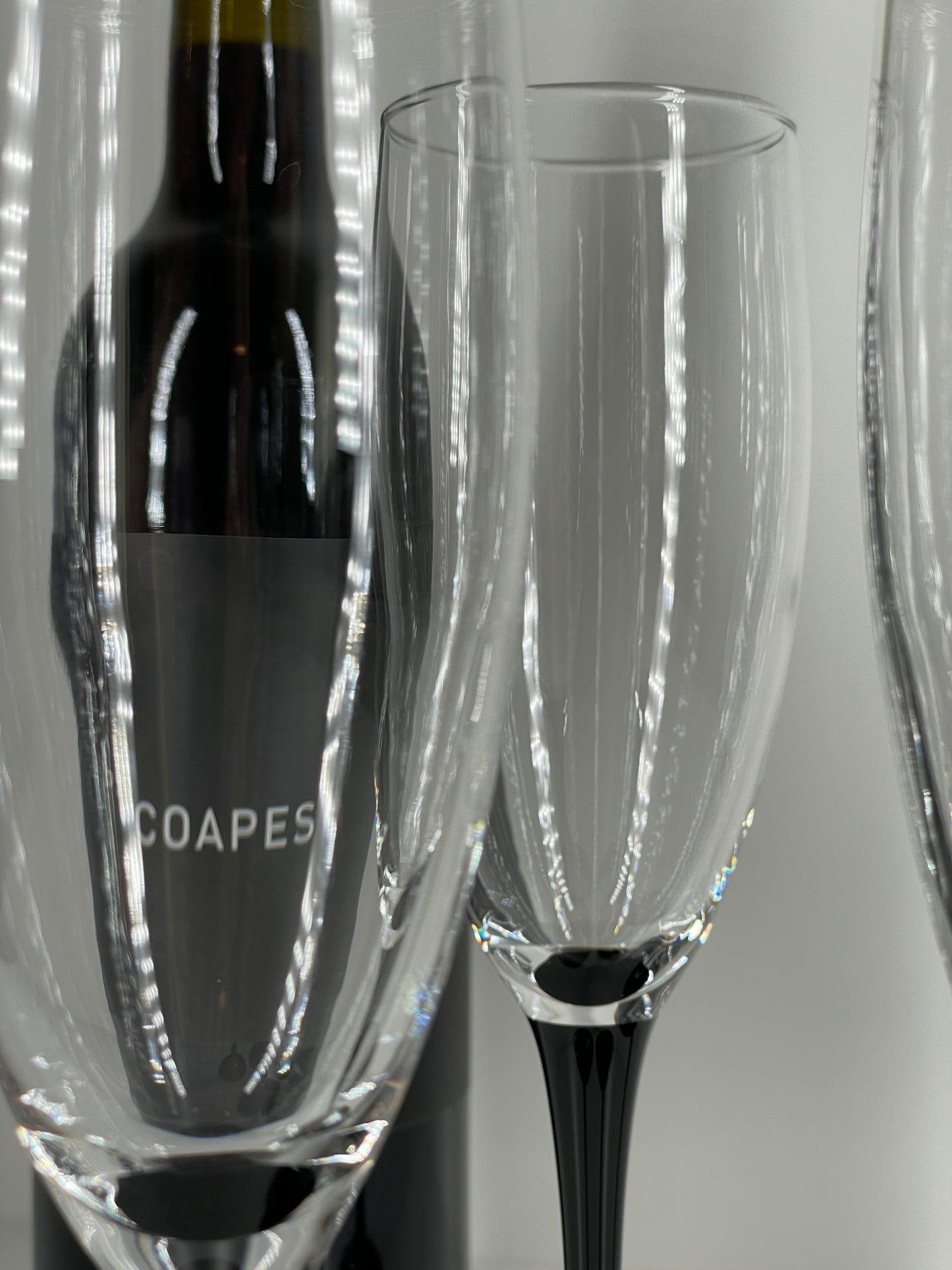 Vintage Luminarc Champagne Flutes