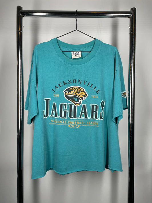 Vintage Jacksonville Jaguars Football Tee (90s Lee Sport, Size XL)