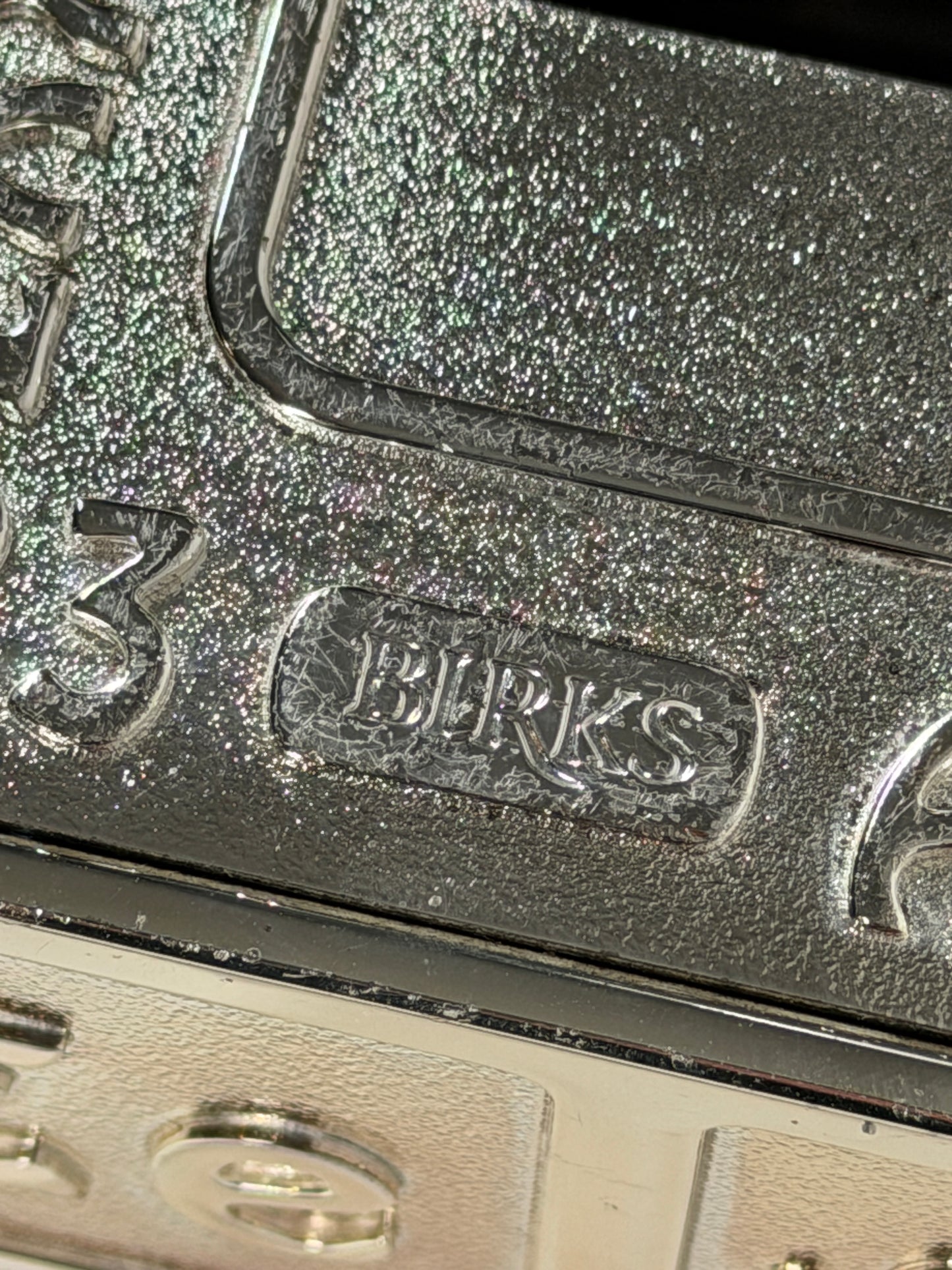 Vintage Birks Silverplate Alphabet Piggy Bank