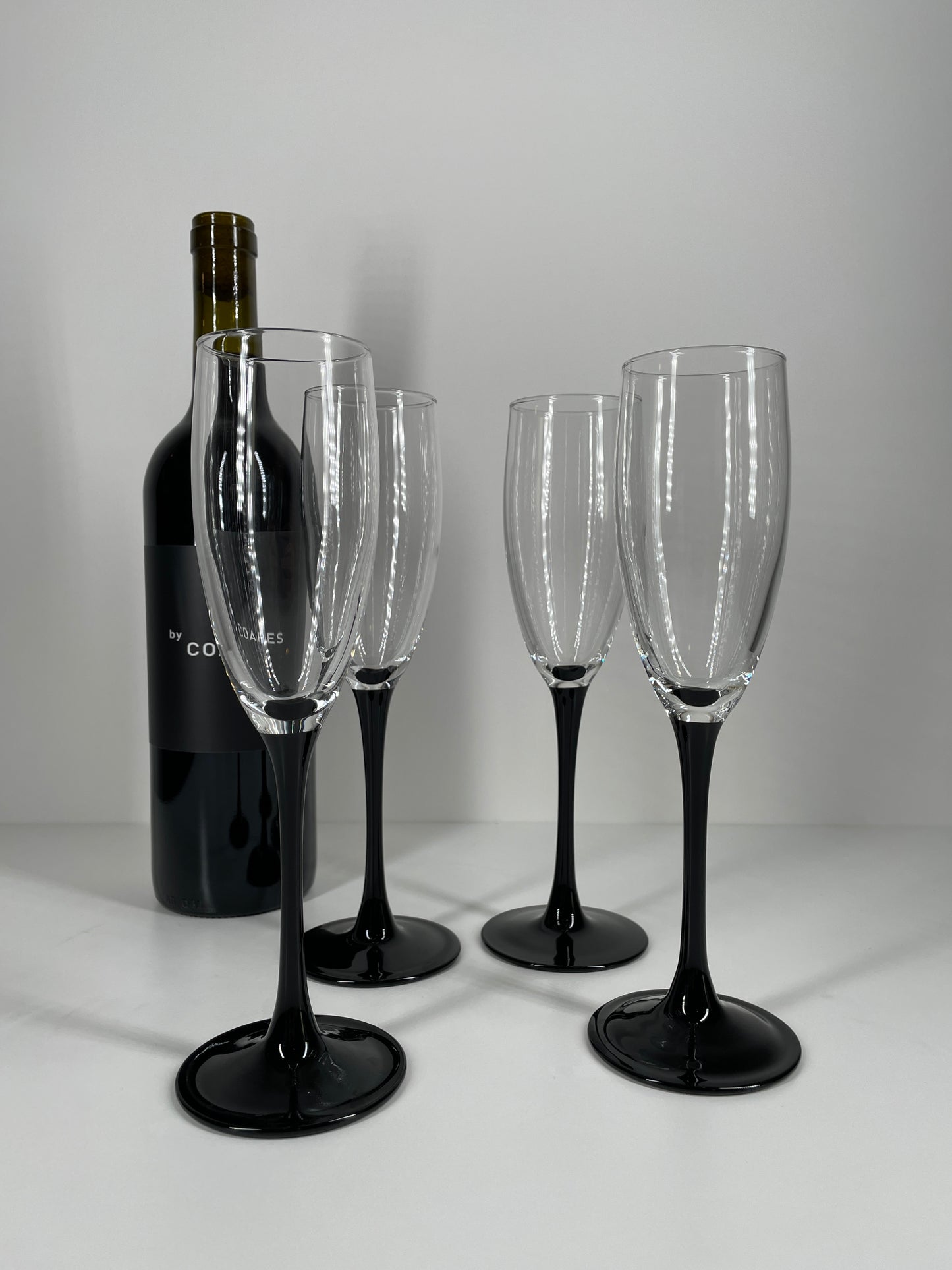 Vintage Luminarc Champagne Flutes