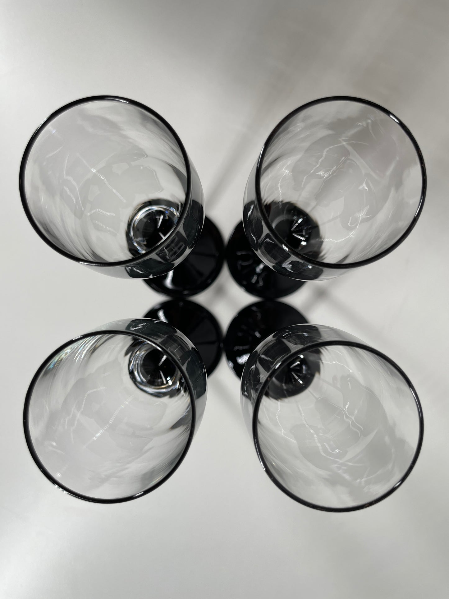 Vintage Luminarc Champagne Flutes