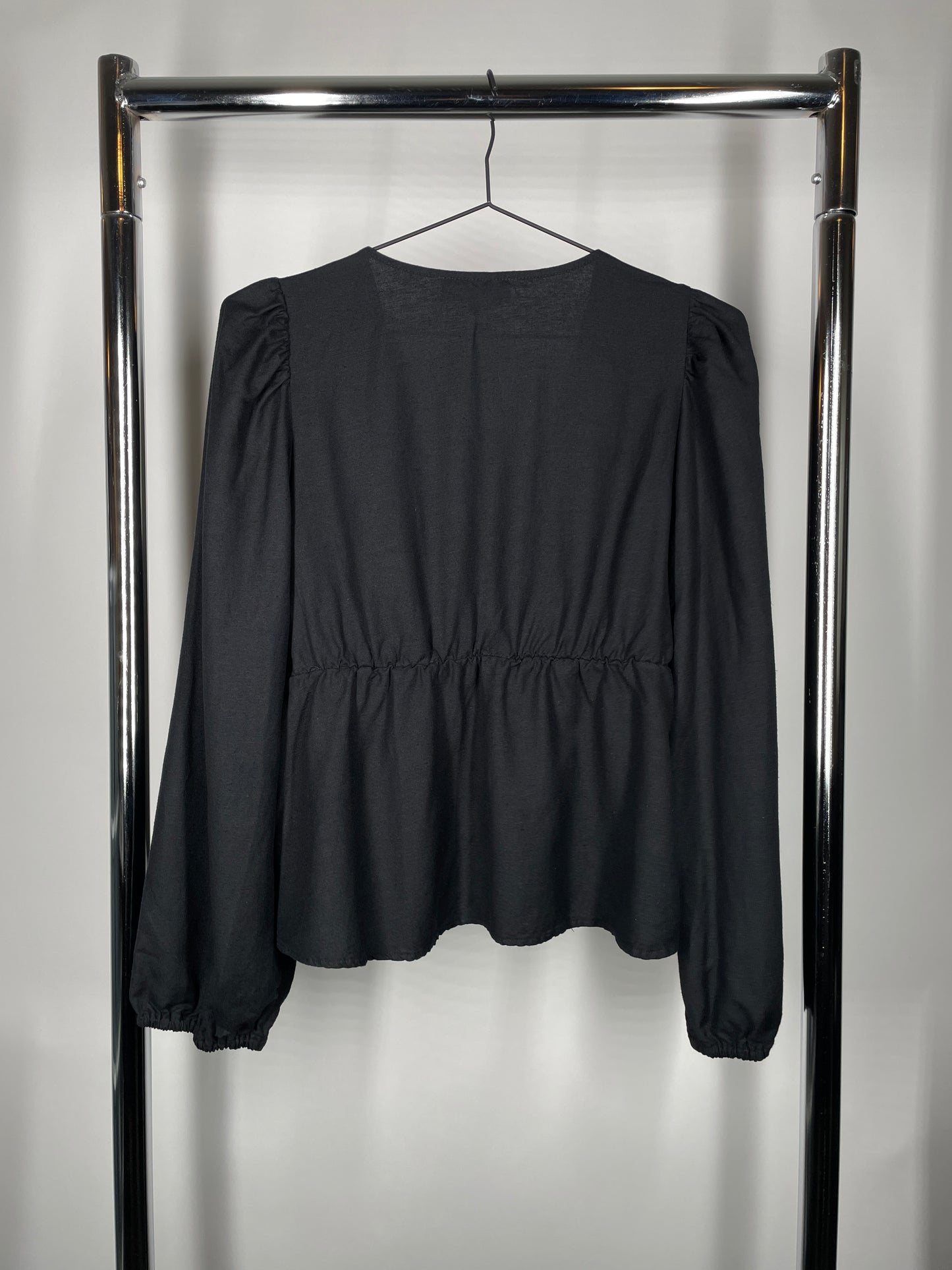 Babydoll Black Blouse