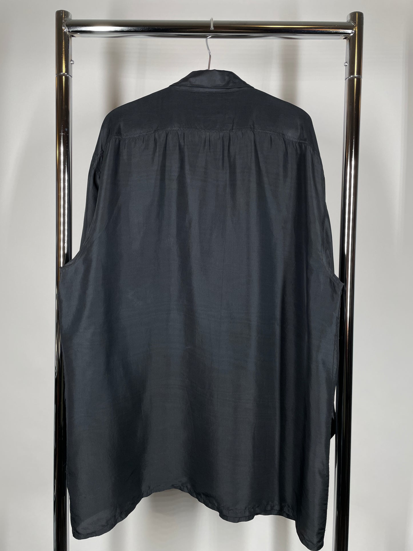 The Perfect Black Long Sleeve Silk