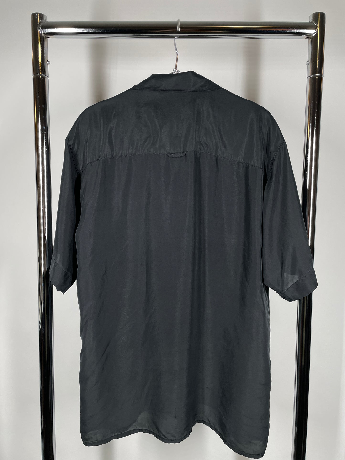 The Perfect Black Short Sleeve Silk