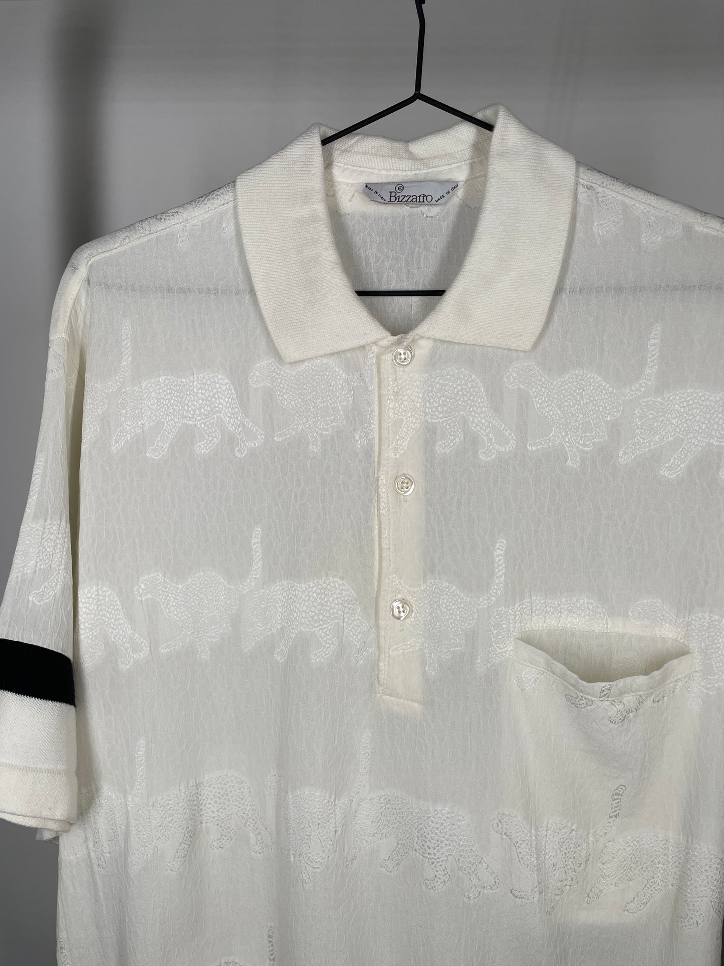 Vintage Bizzaro Italy Knit Polo