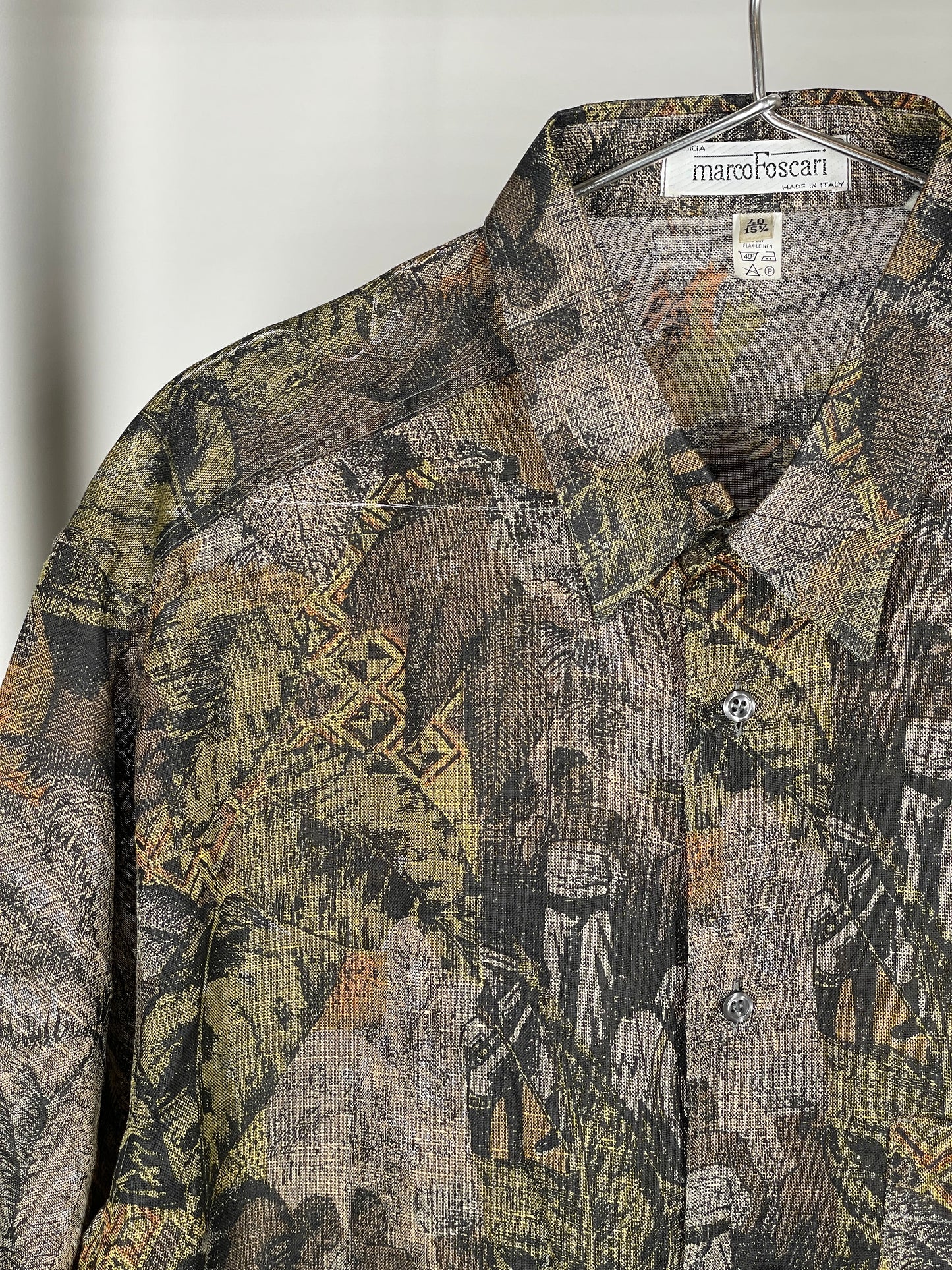 Vintage Marco Boscaro Linen Shirt