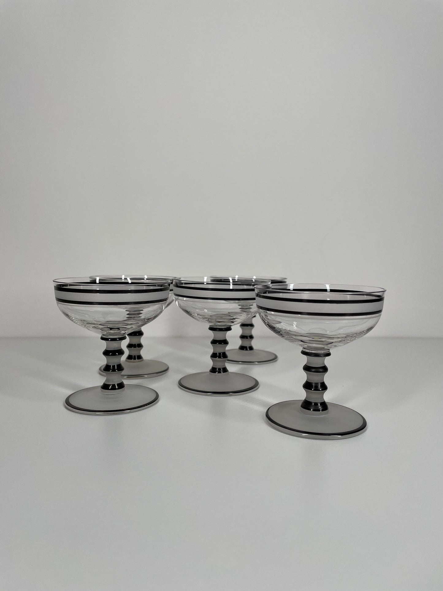 Art Deco Champagne Coupes