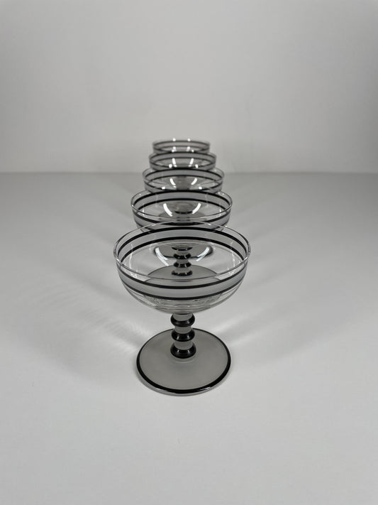 Art Deco Champagne Coupes