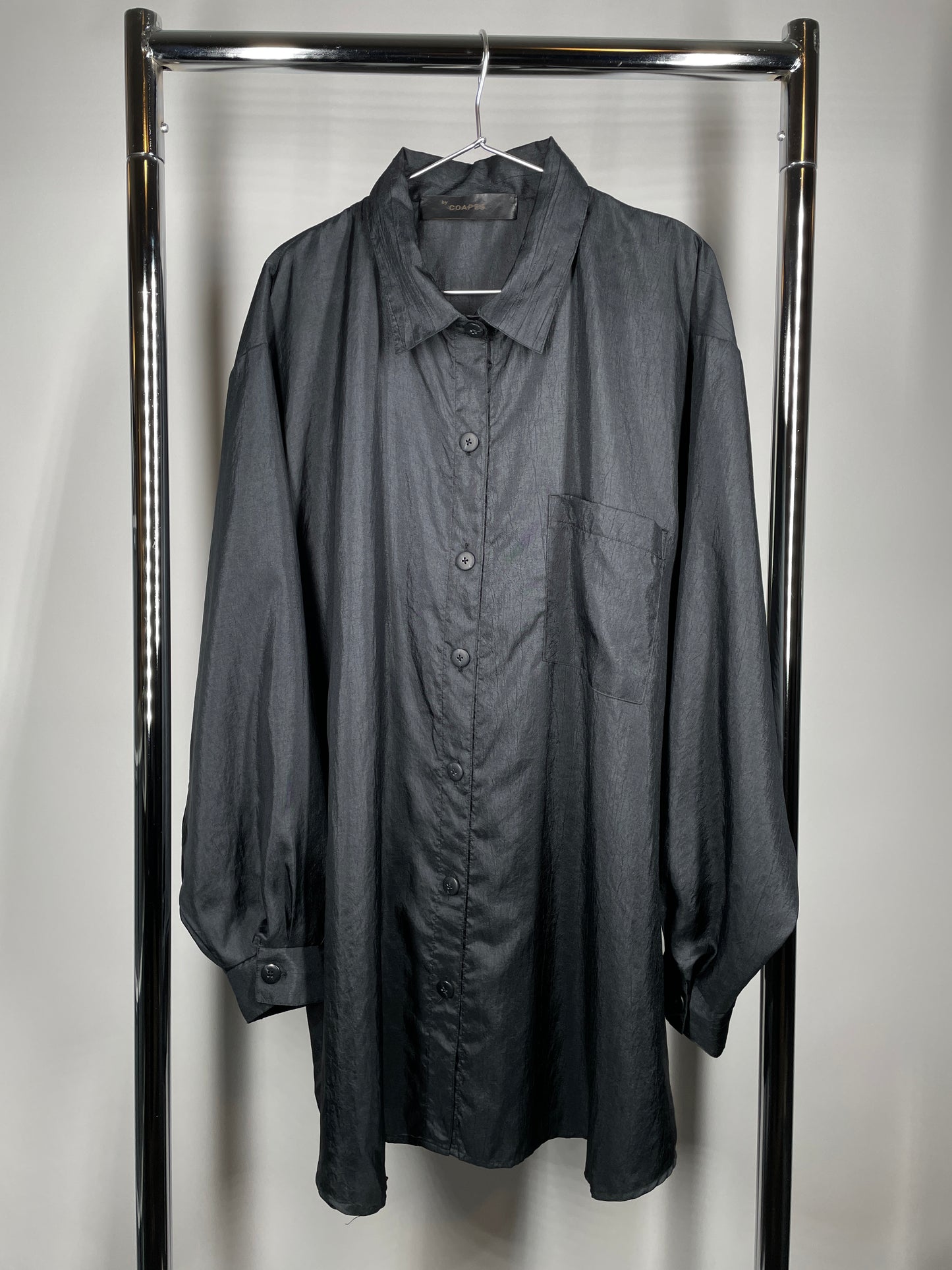 Crinkly Black Longsleeve