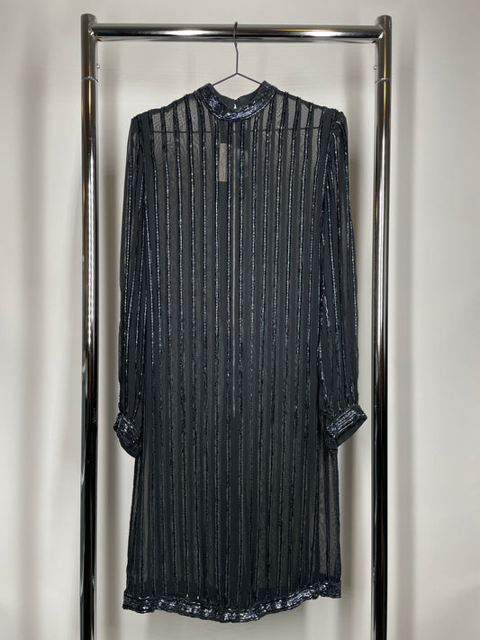 1920's Silk Beaded Flapper Dress