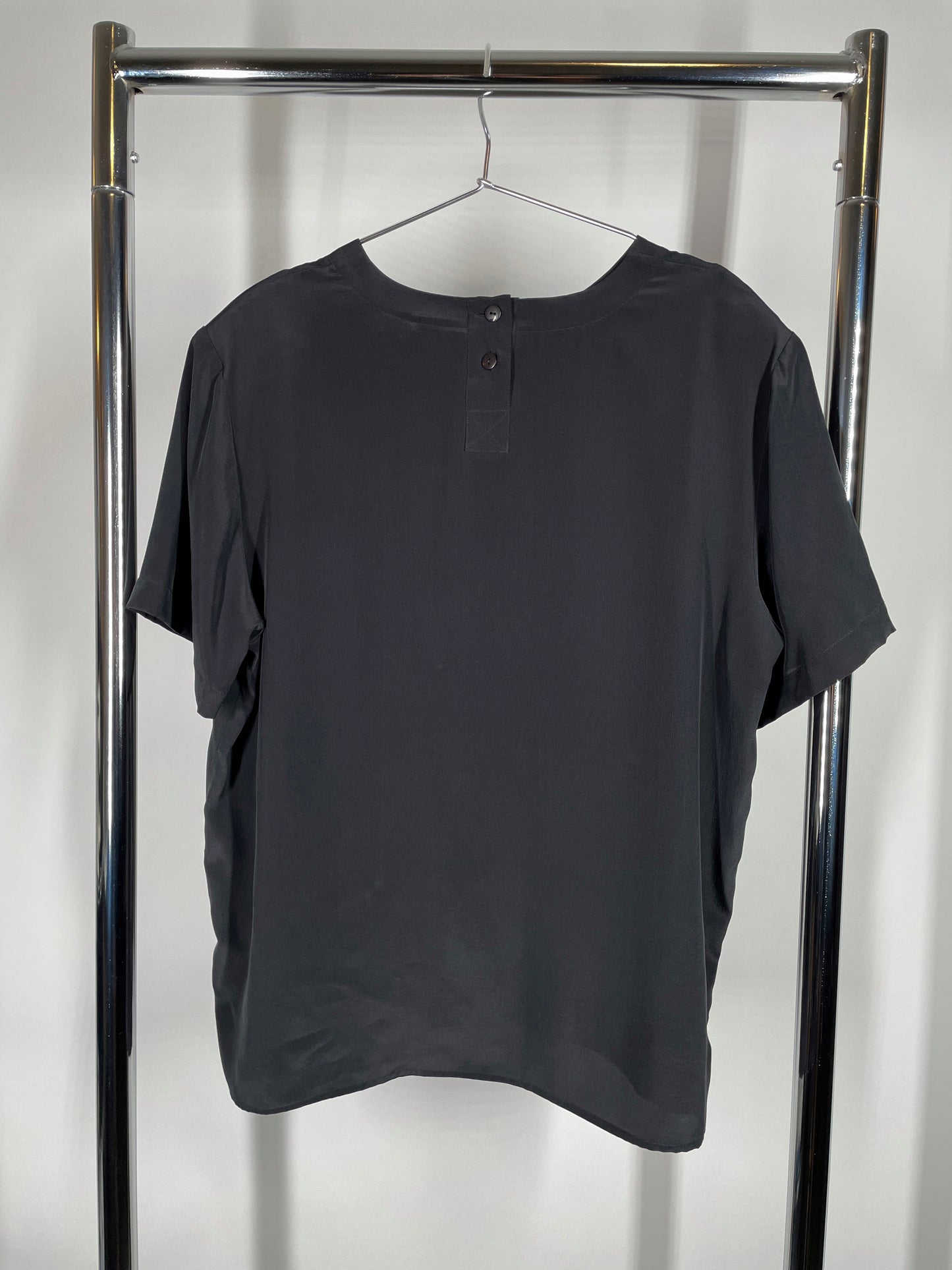 Black Silk T-Shirt