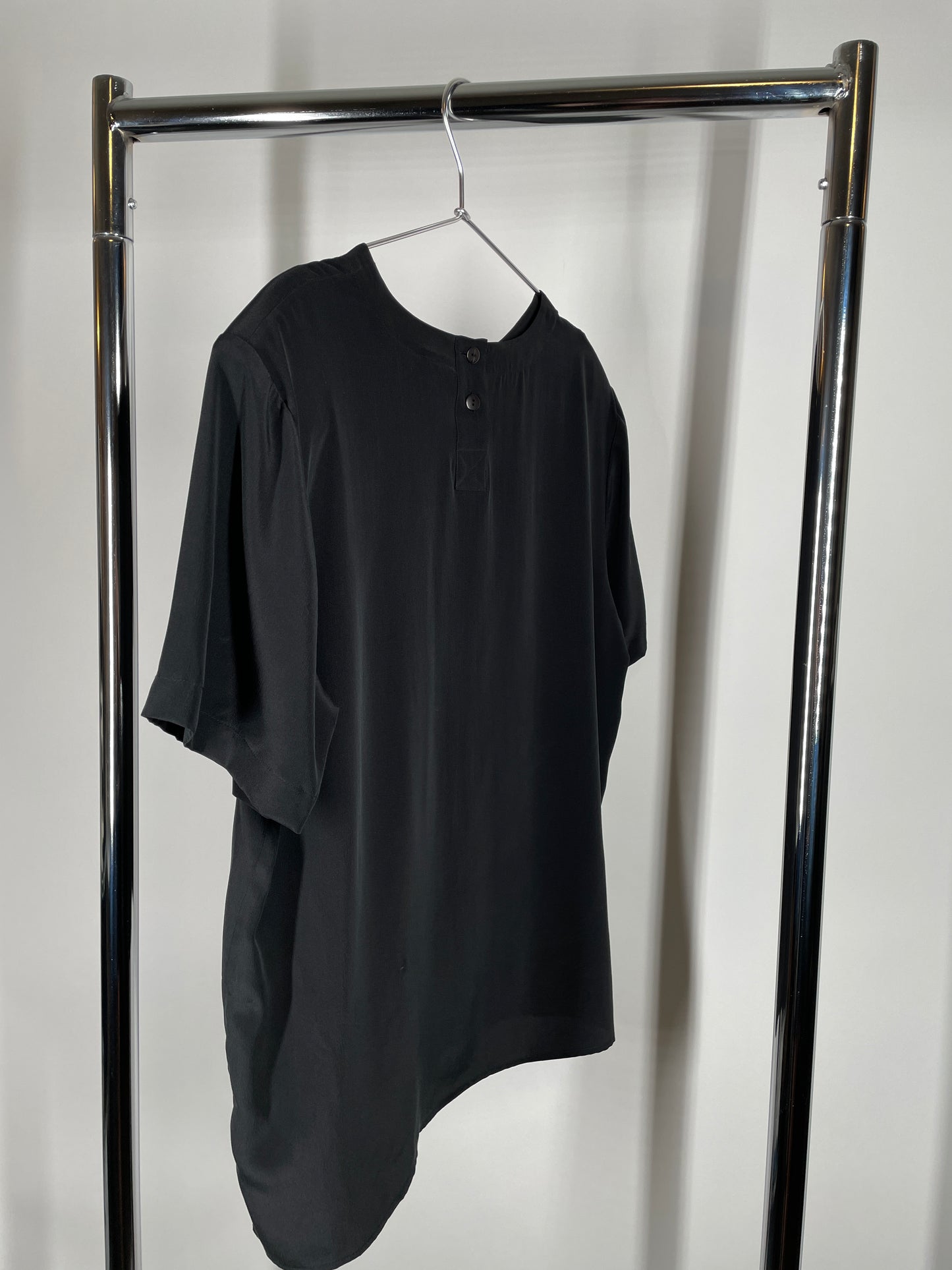 Black Silk T-Shirt