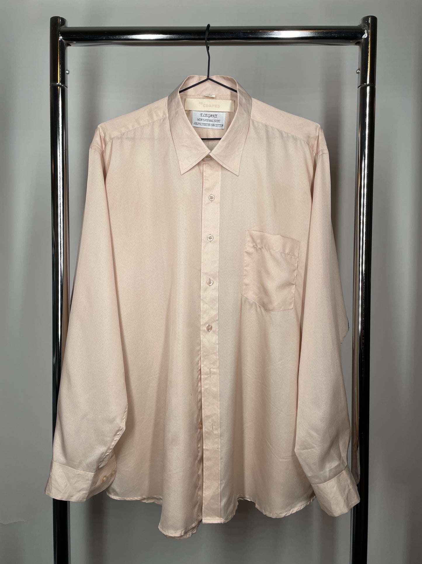 Light Weight Pale Pink Button-Down