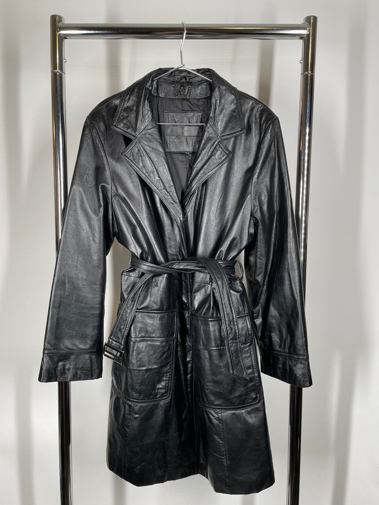 Leather Trench Coat