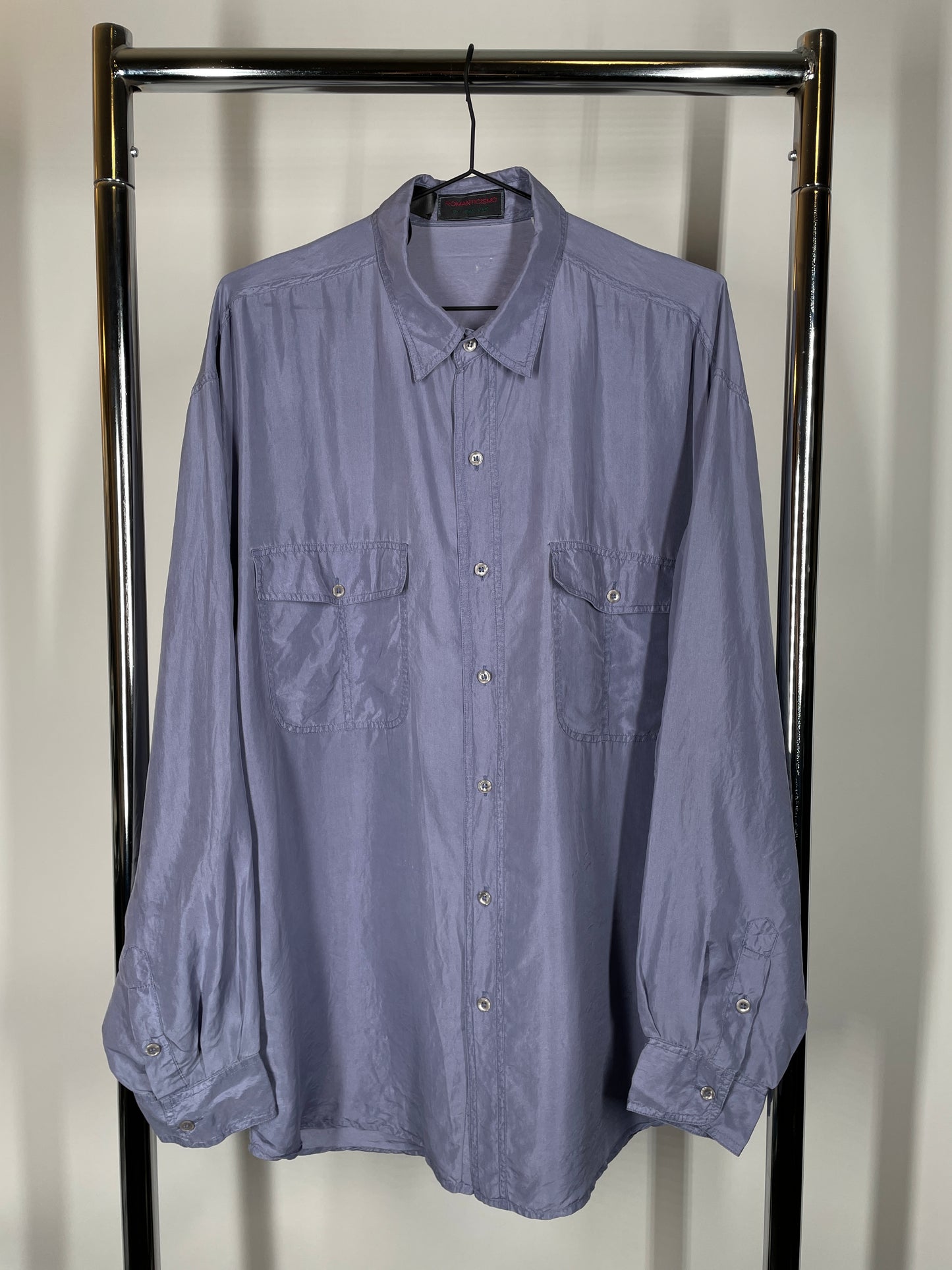 Purple Silk Blouse