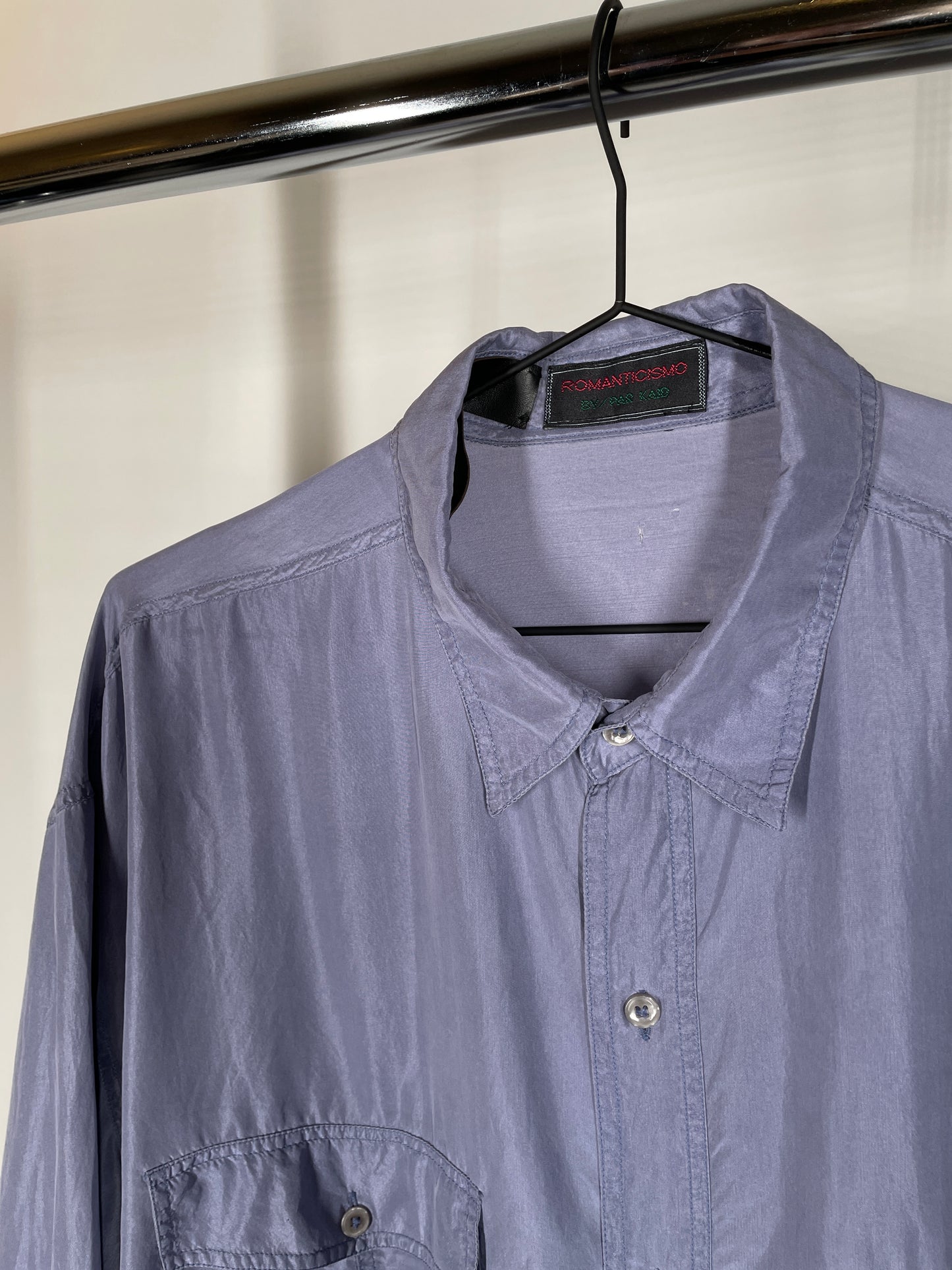 Purple Silk Blouse