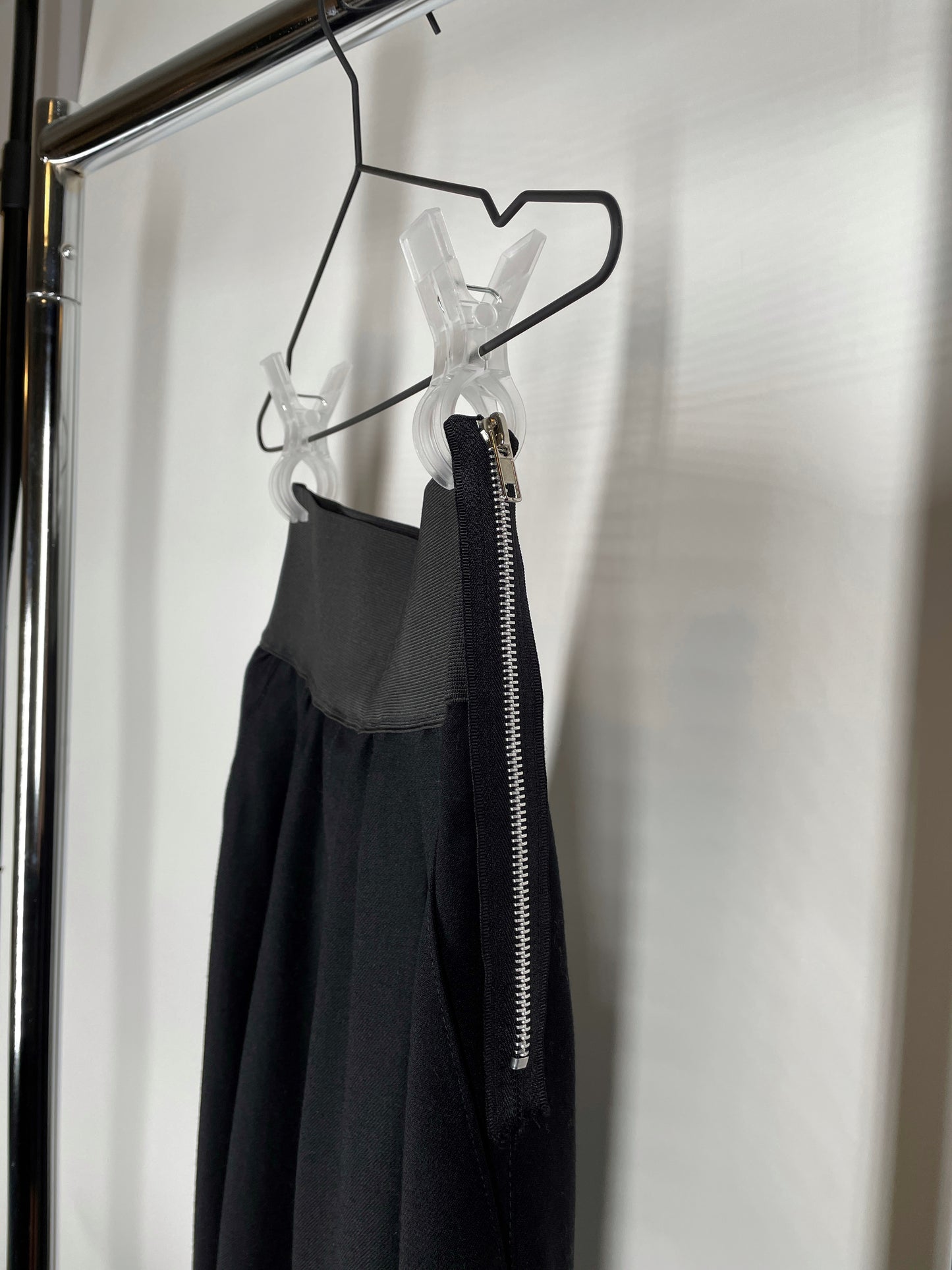 Wool High Waisted Trouser