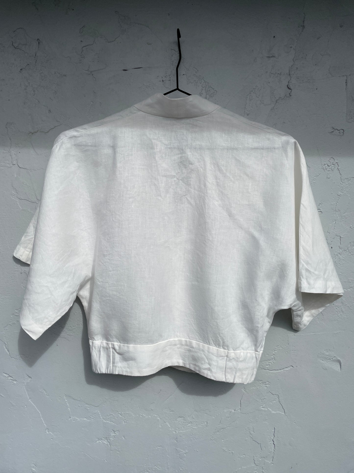 Linen Wrap Blouse