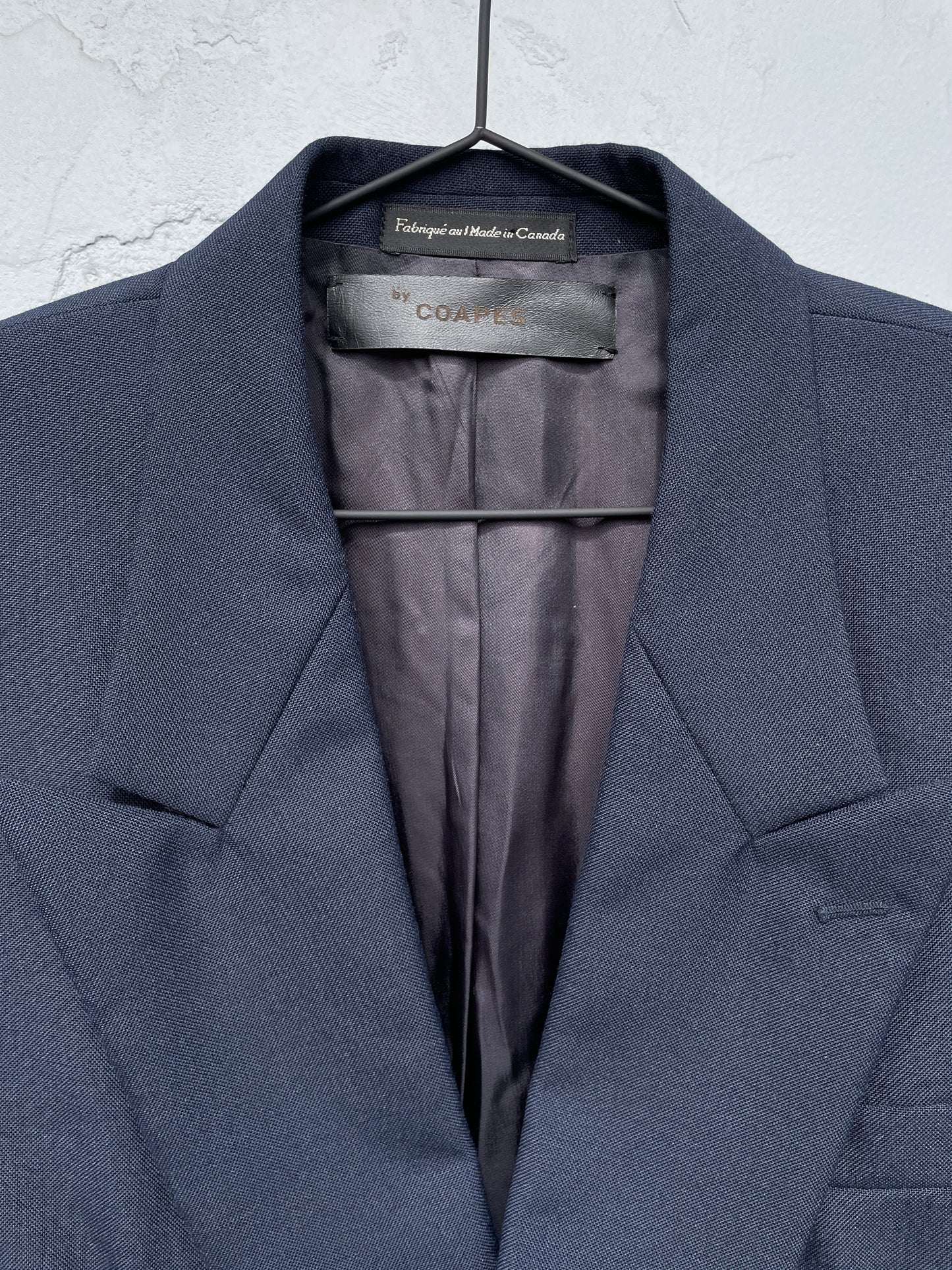 Double Breasted Blue Blazer