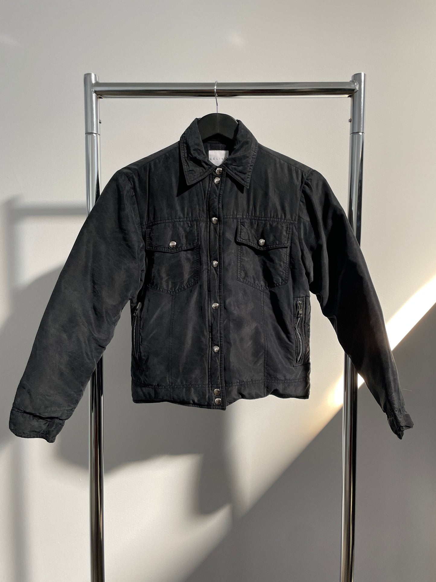 Vintage Celine Silk Down Jacket