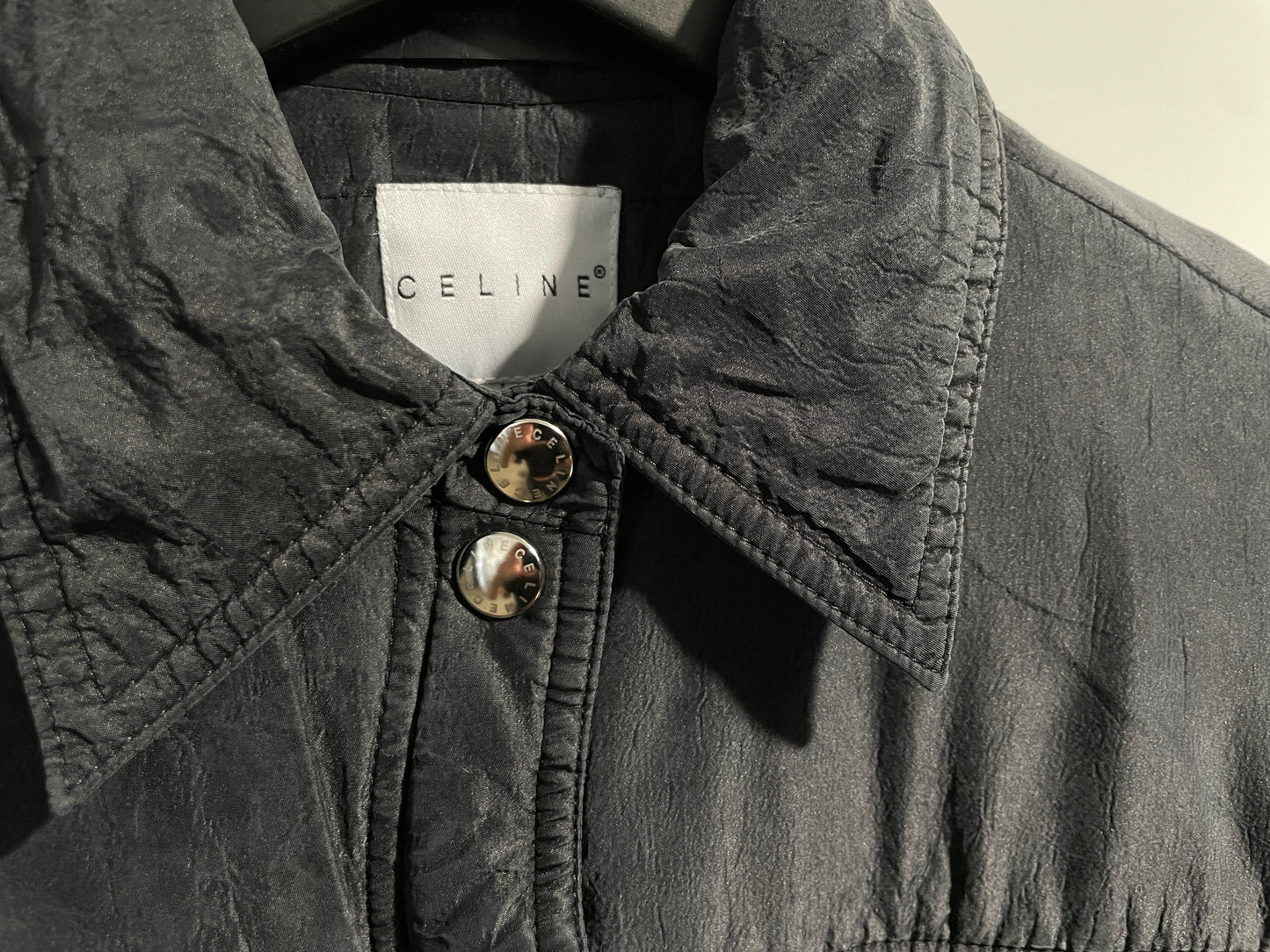 Vintage Celine Silk Down Jacket