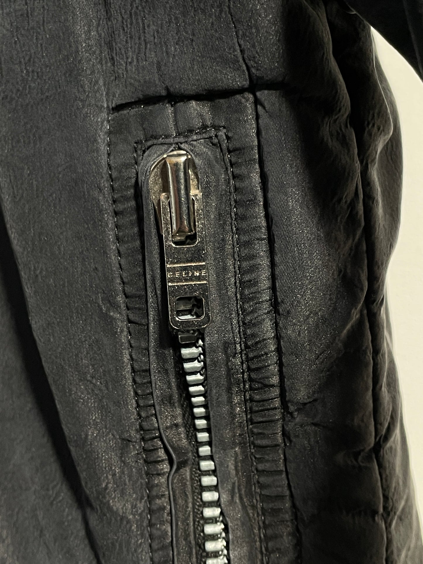 Vintage Celine Silk Down Jacket