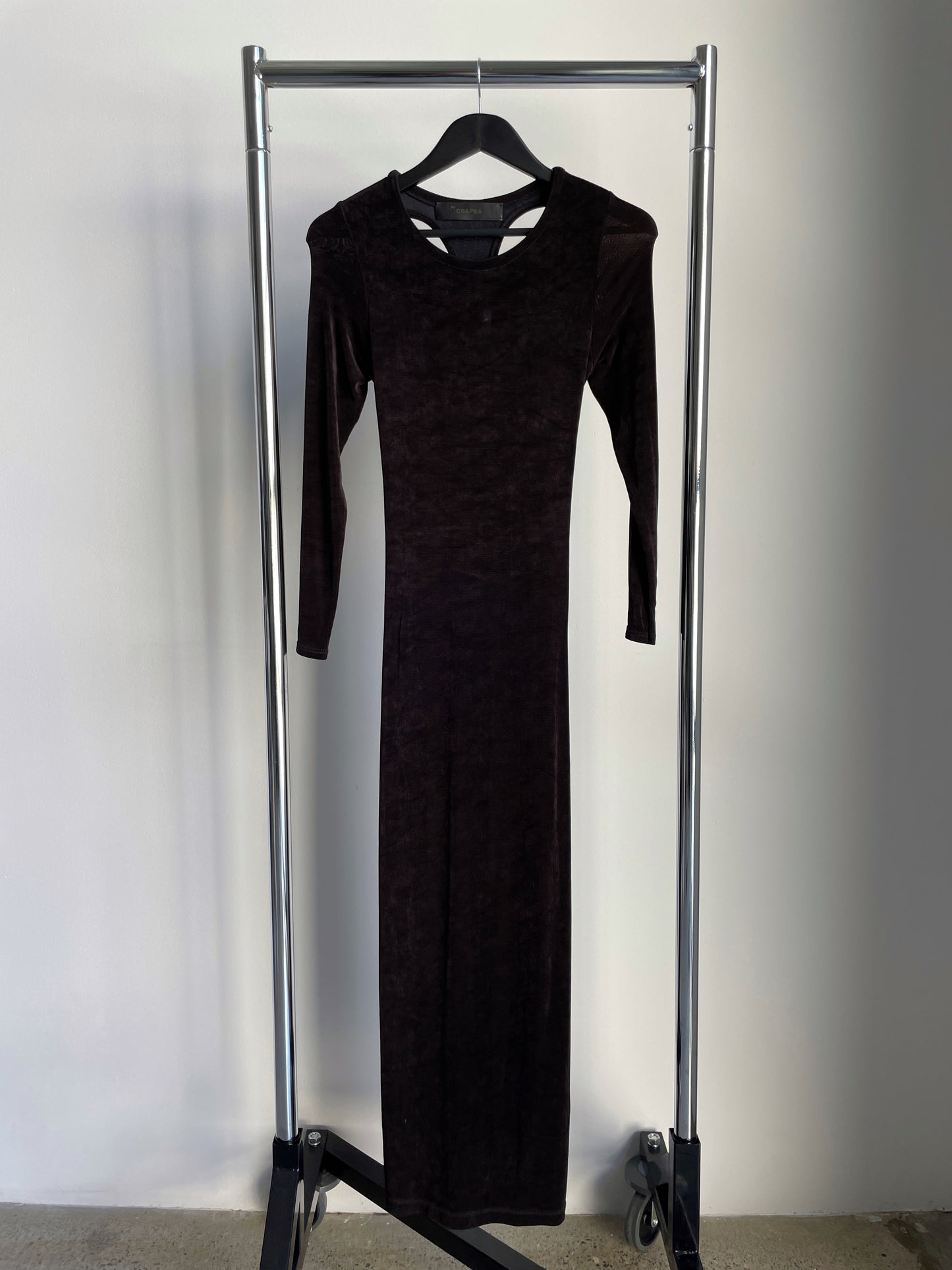 Long Evening Dress with Back Detail