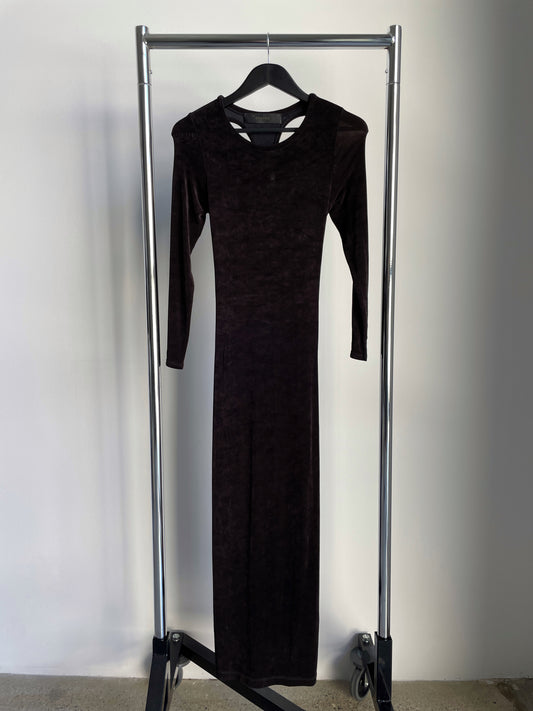 Long Evening Dress with Back Detail