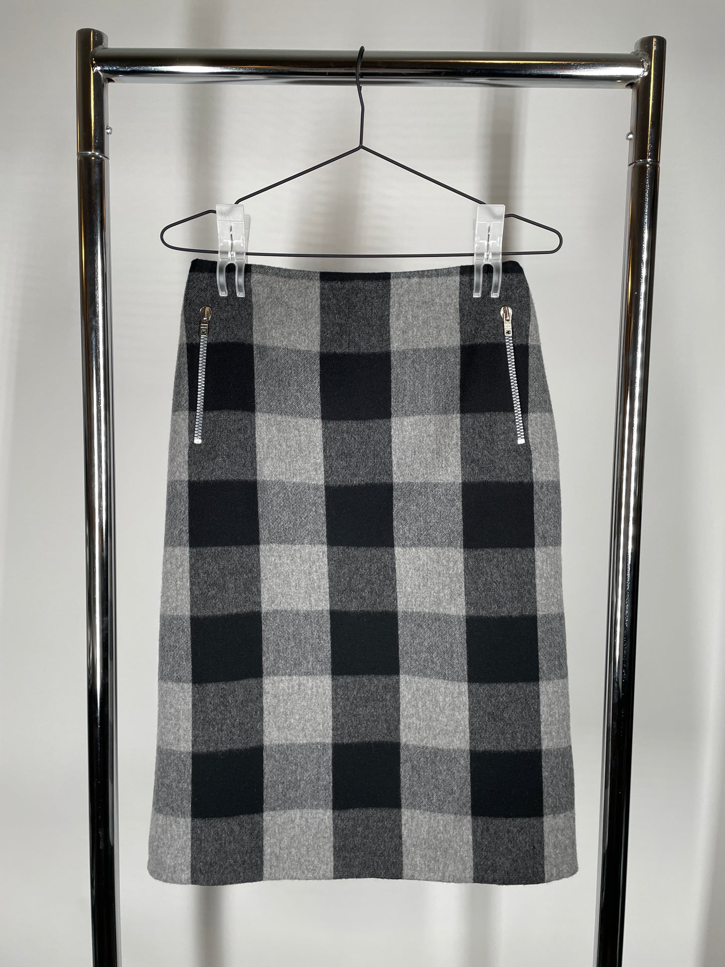 Celine Plaid Skirt