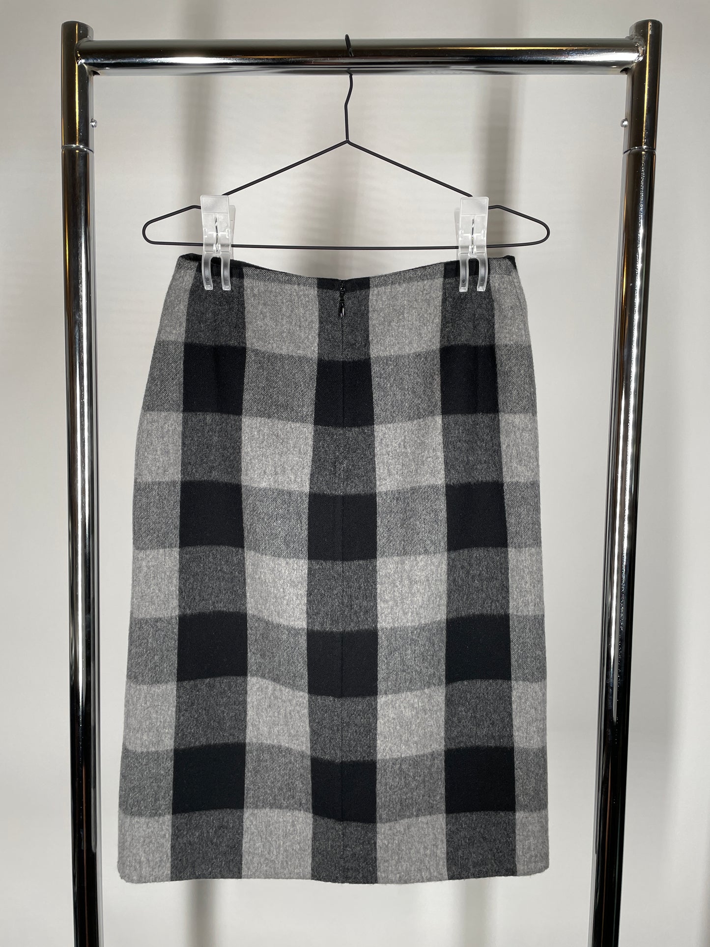 Celine Plaid Skirt