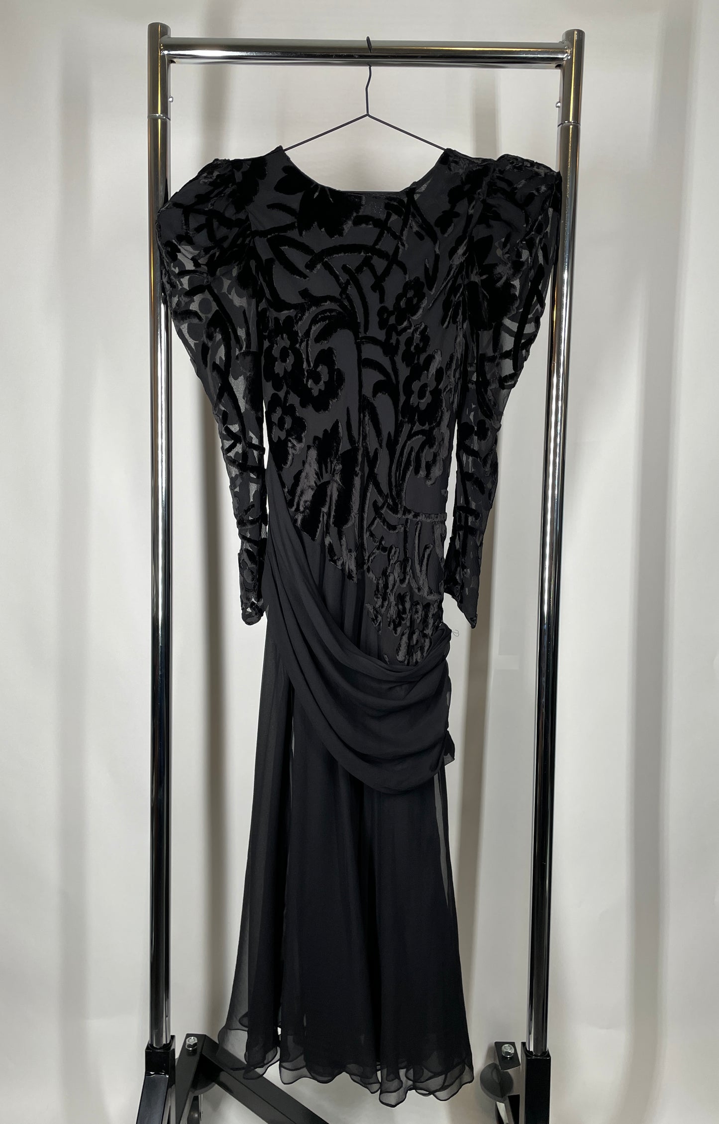Silk Velvet Devore Dress