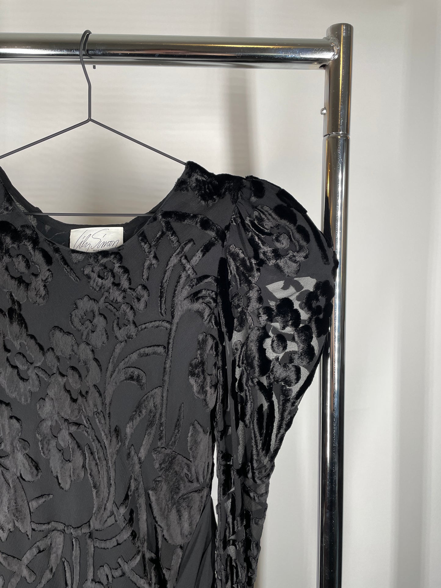 Silk Velvet Devore Dress