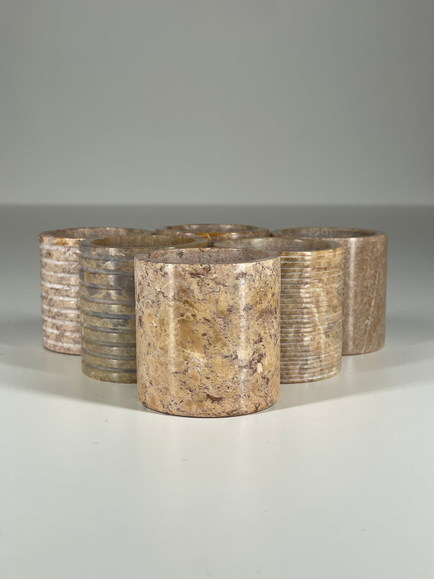 Stone Tea Light Holders