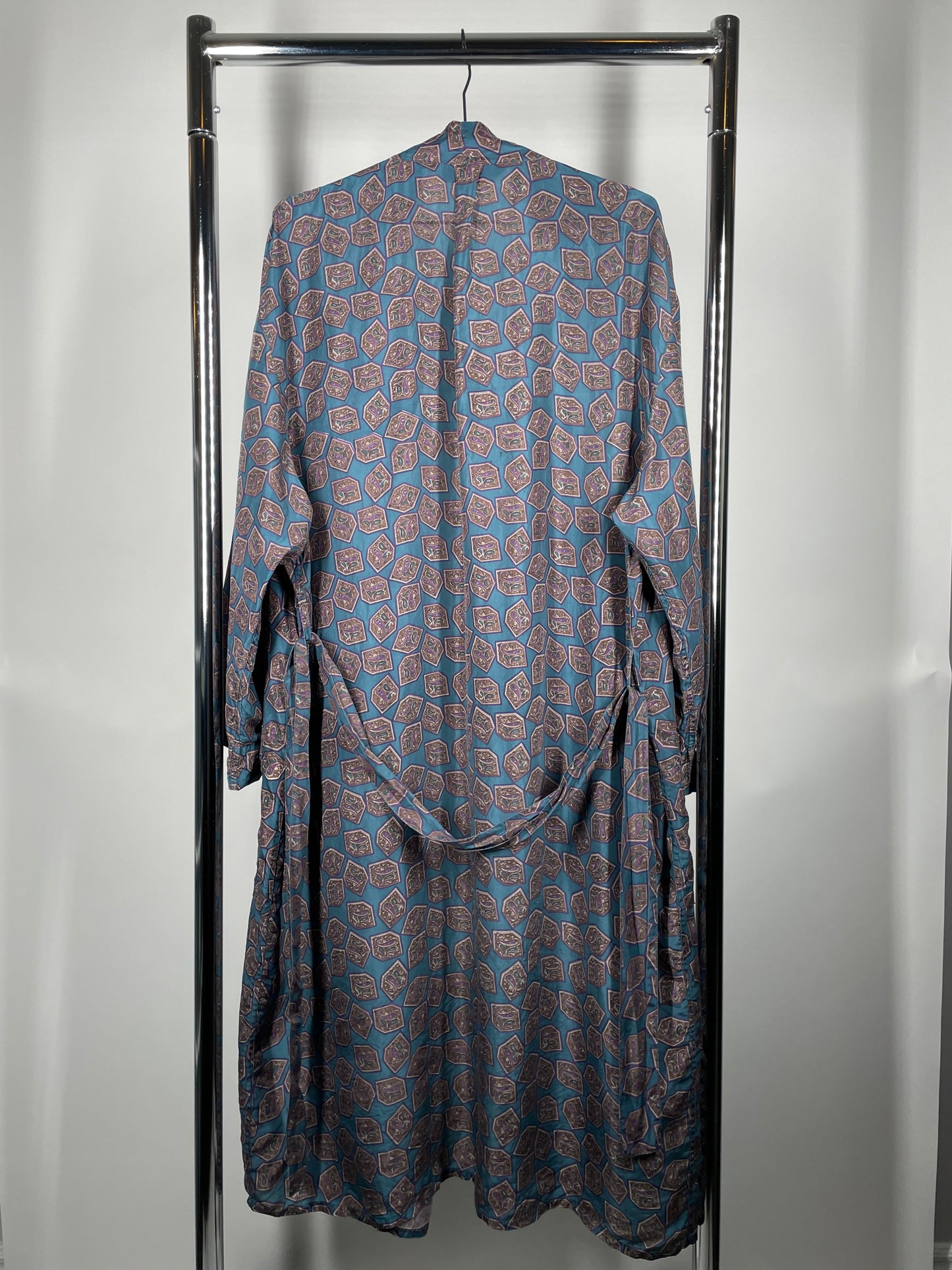 90's Vintage Christian Dumas Silk Robe