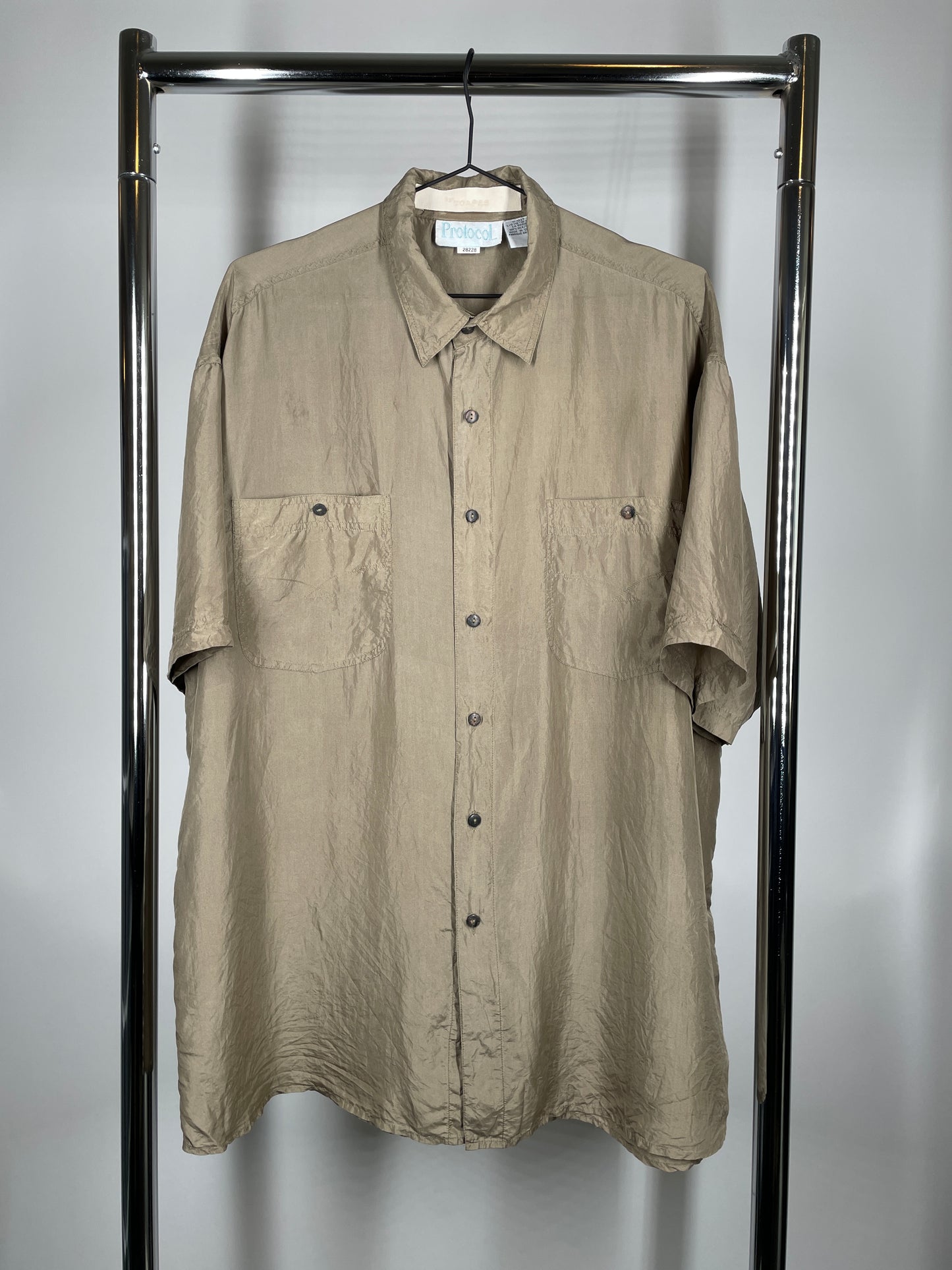 Light Army Green Silky