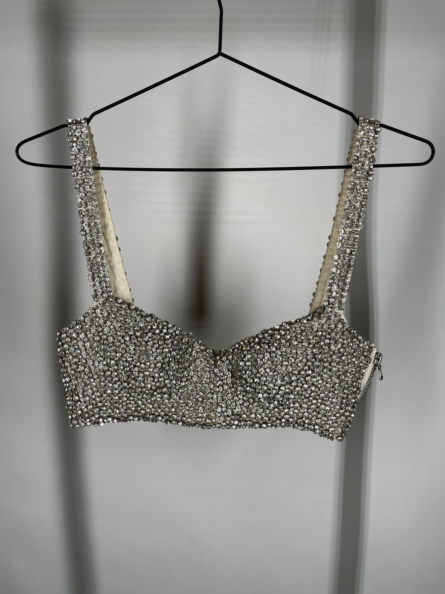 H&MOSCHINO Rhinestone-covered Bustier