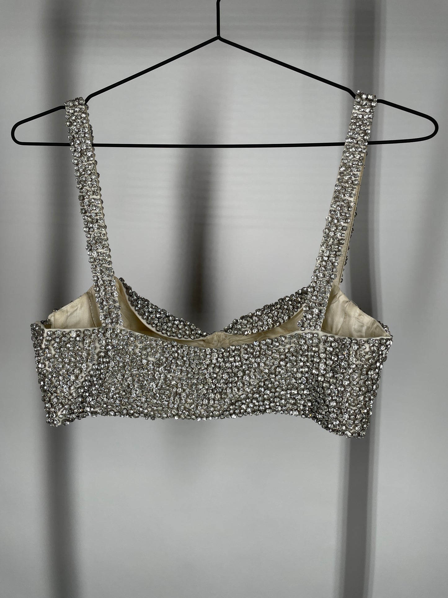 H&MOSCHINO Rhinestone-covered Bustier