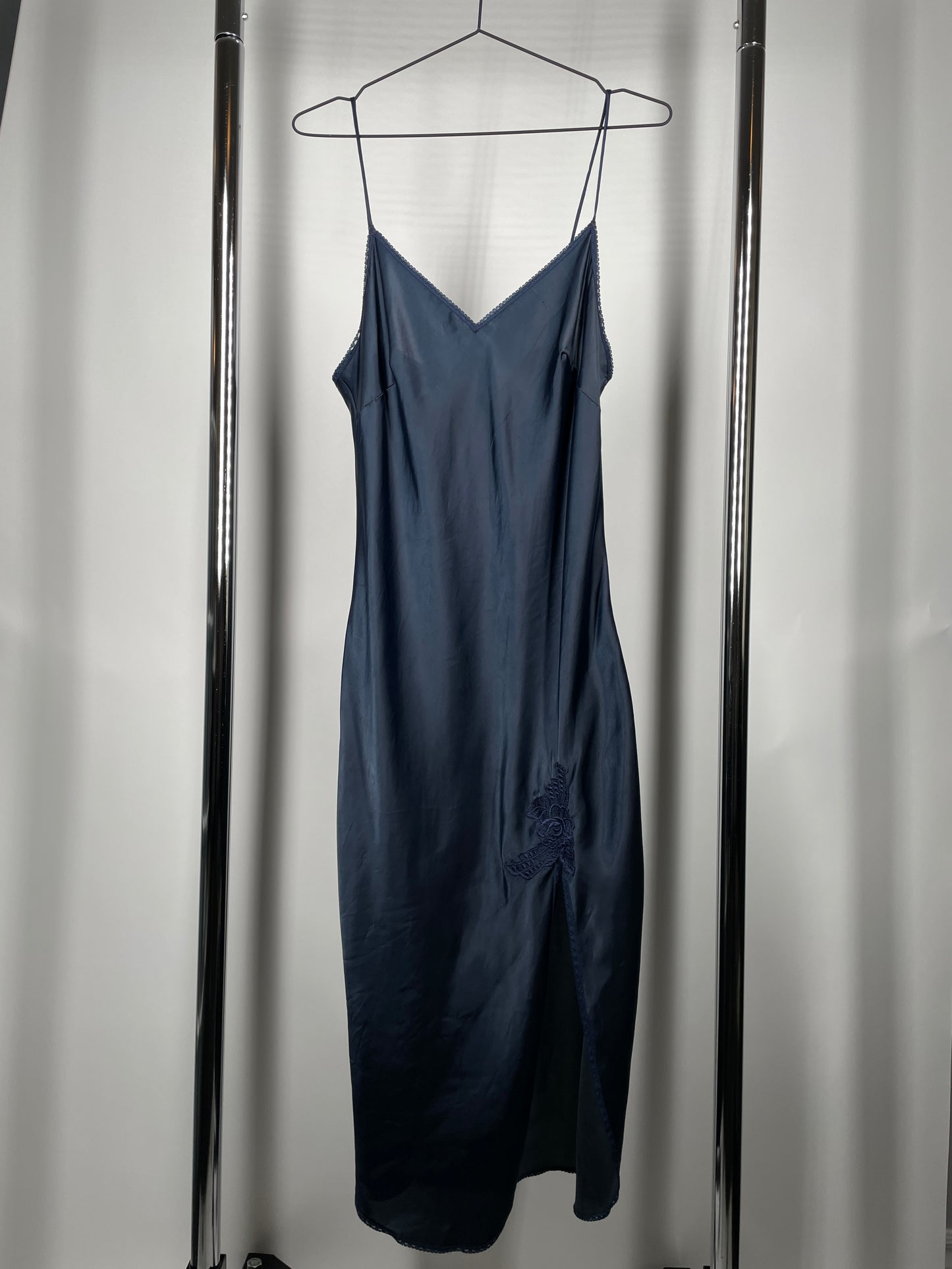 Vintage Navy Slip Dress