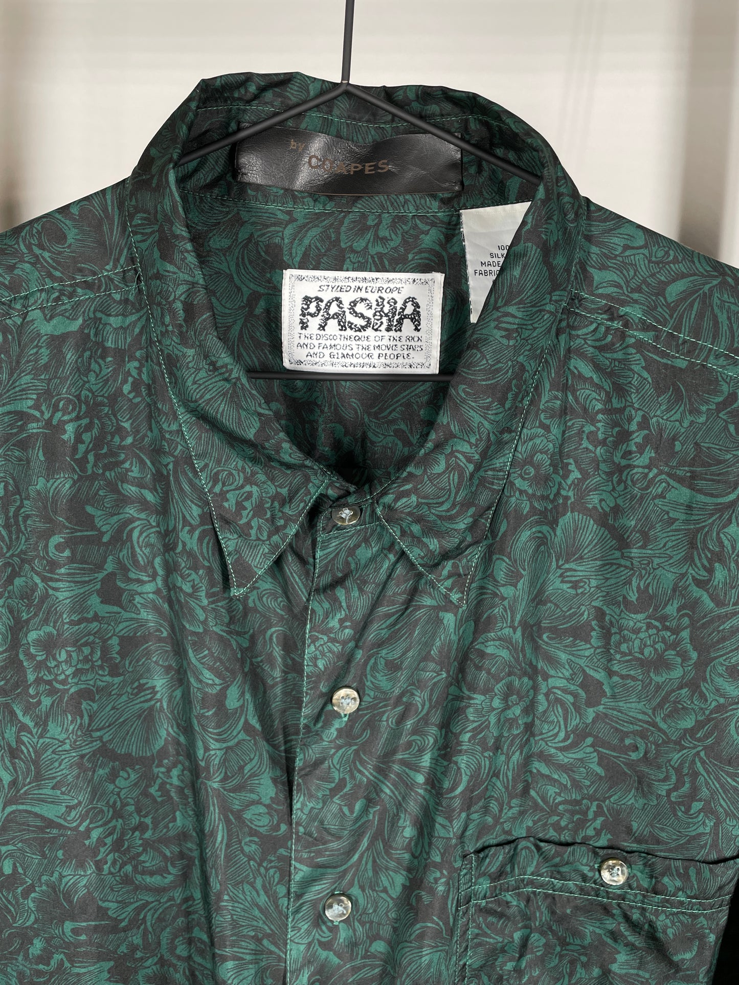 Paisley Print Silk Long Sleeve