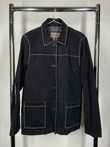 Suede Denim Style Jacket