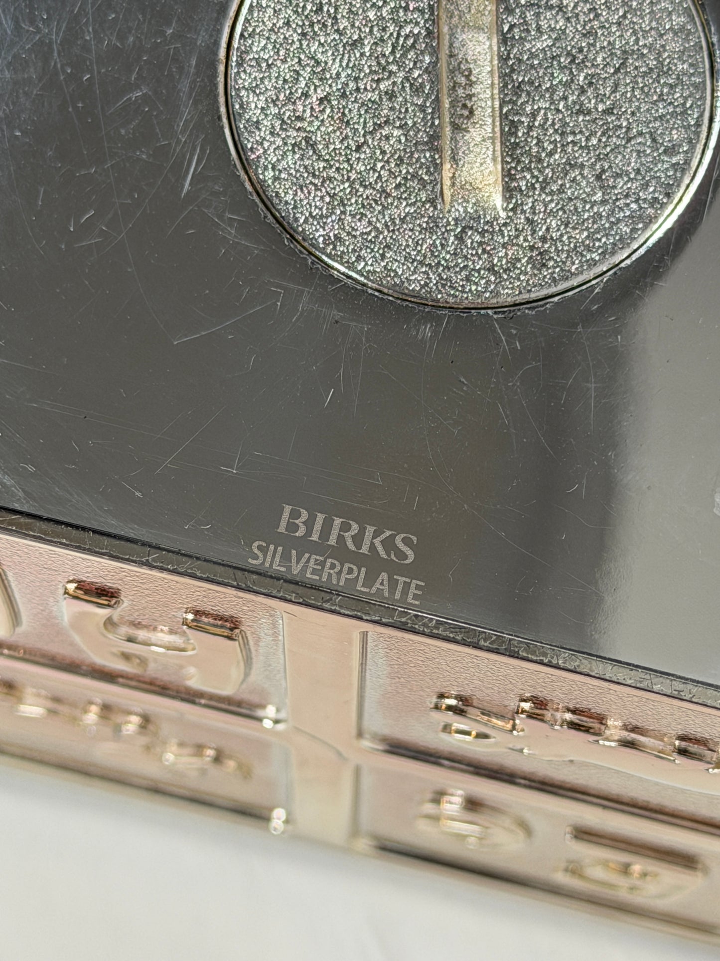 Vintage Birks Silverplate Alphabet Piggy Bank