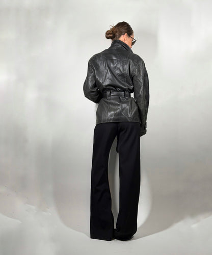 Danier Canada | Belted Leather Jacket