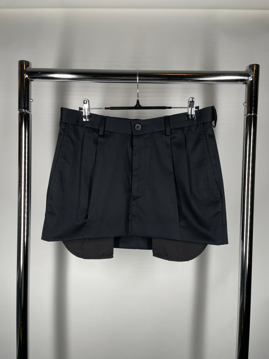Custom Miu Miu–Inspired Mini Skirt (Upcycled Men’s Dress Pants)